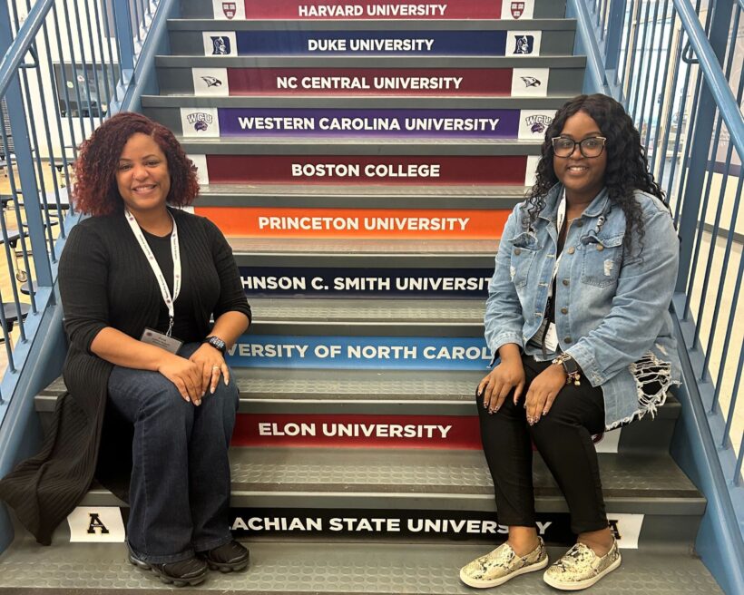 ATC Coach, Alum Visit North Carolina Rural School